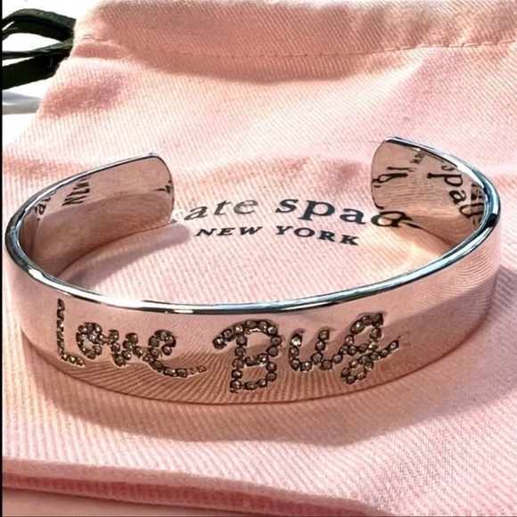 $98 Kate Spade ‘love bug’ cuff bracelet in silver - Picture 5 of 10